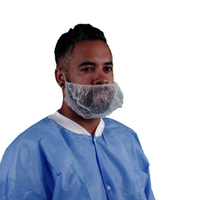 BEARD COVER - POLYPROPYLENE - 100% LATEX FREE - LARGE